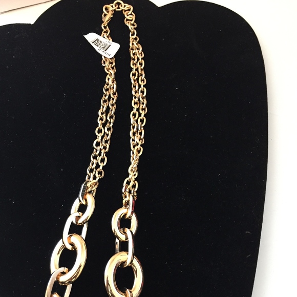 Beautiful brand new Italian Fancy Cable link necklace 18k Gold/Bro - Picture 5 of 7